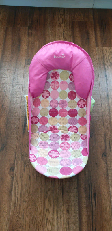 summer bath seat pink
